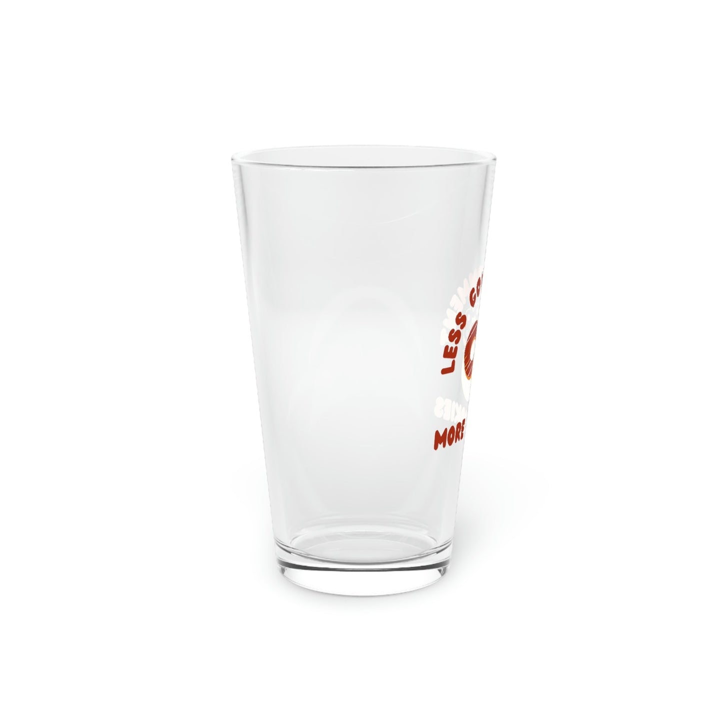 "Less Government" Pint Glass for Santa - 4LibertyShop.com