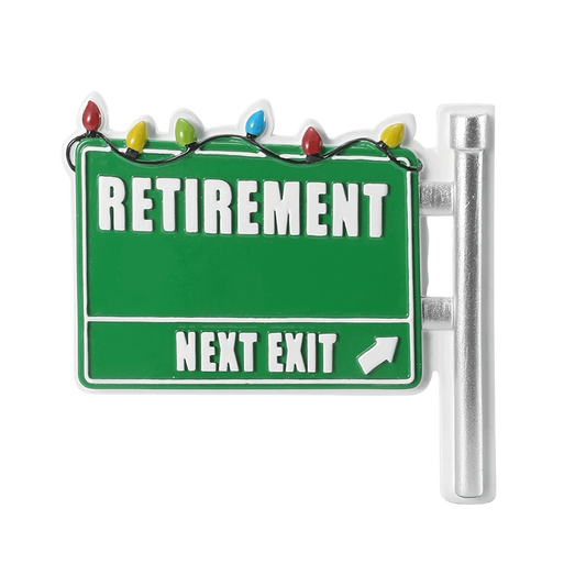 Retirement Sign Ornament