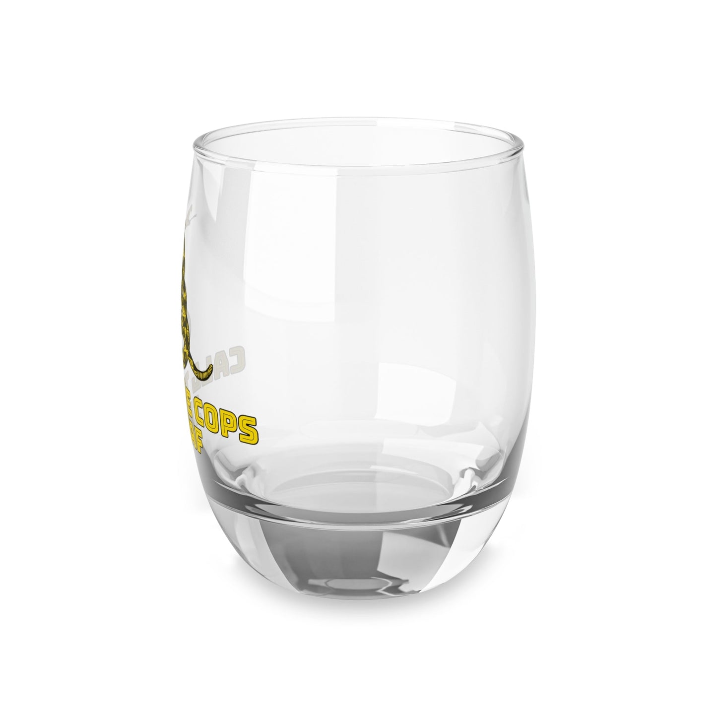 Call the Cops IDGAF Whiskey Glass - 4LibertyShop.com