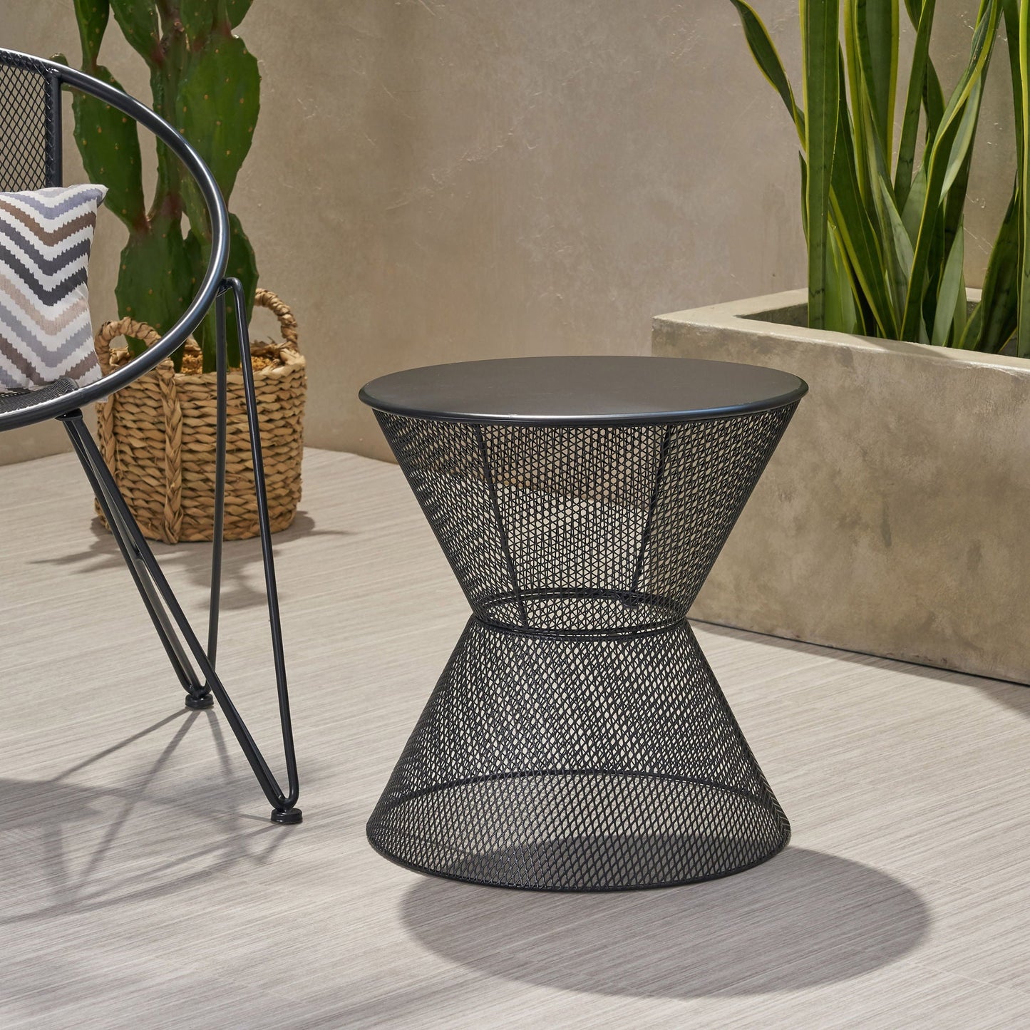 Nevada Contemporary Side Table With Design