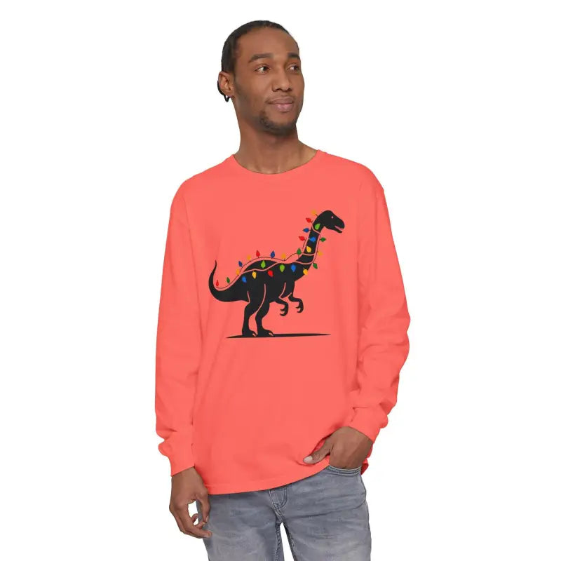 Ocean State Styles Long Sleeve Shirt DinoGlow Christmas