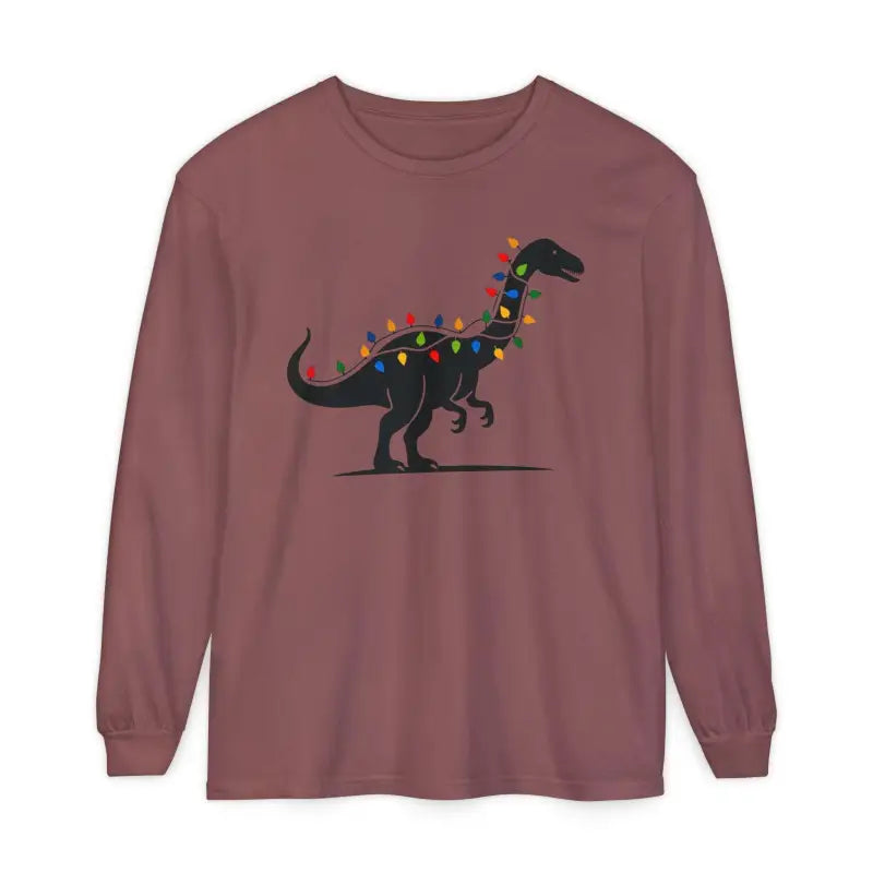 Ocean State Styles Long Sleeve Shirt DinoGlow Christmas