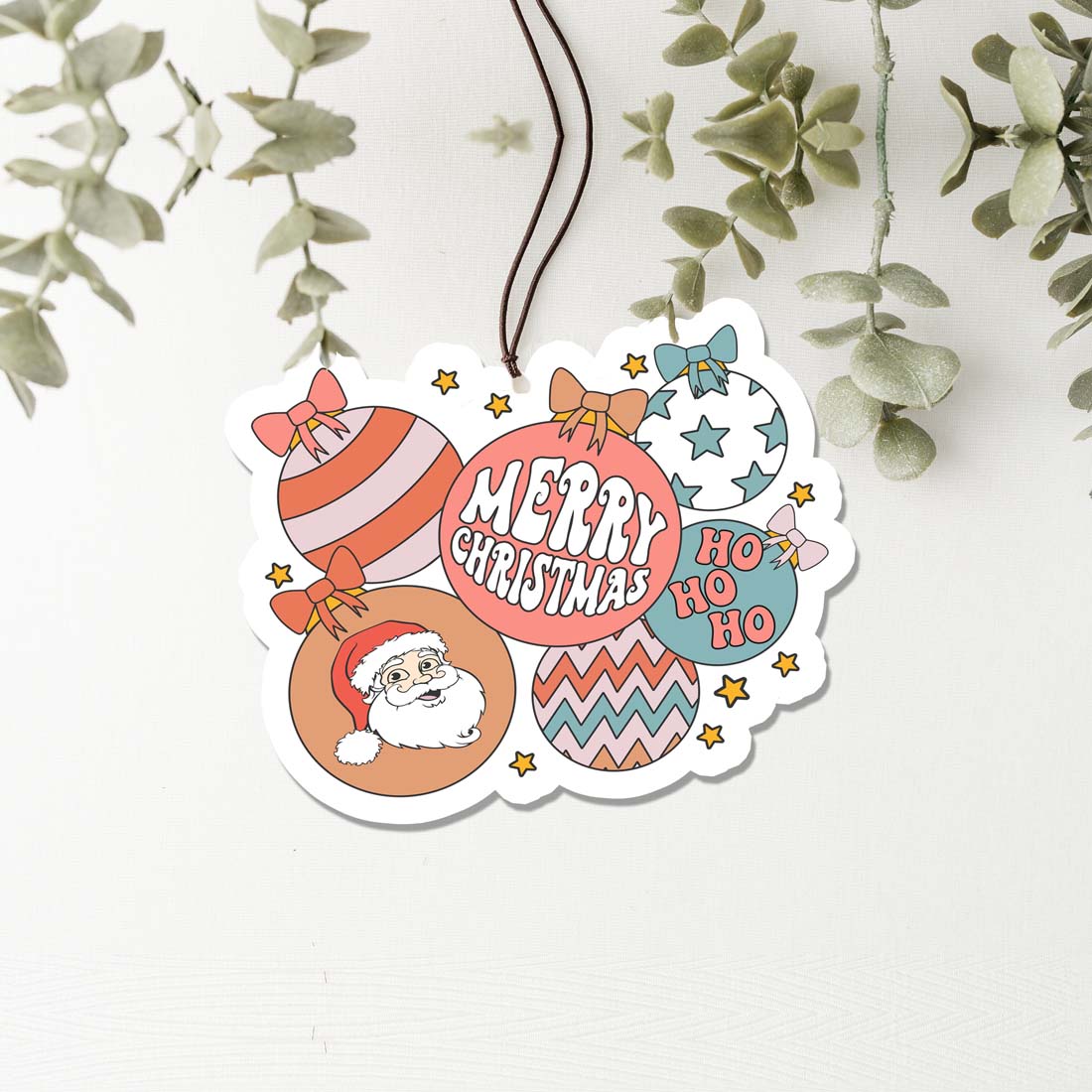 Christmas Hanging Air Freshener Balls Scented Car Home Holiday Ornaments