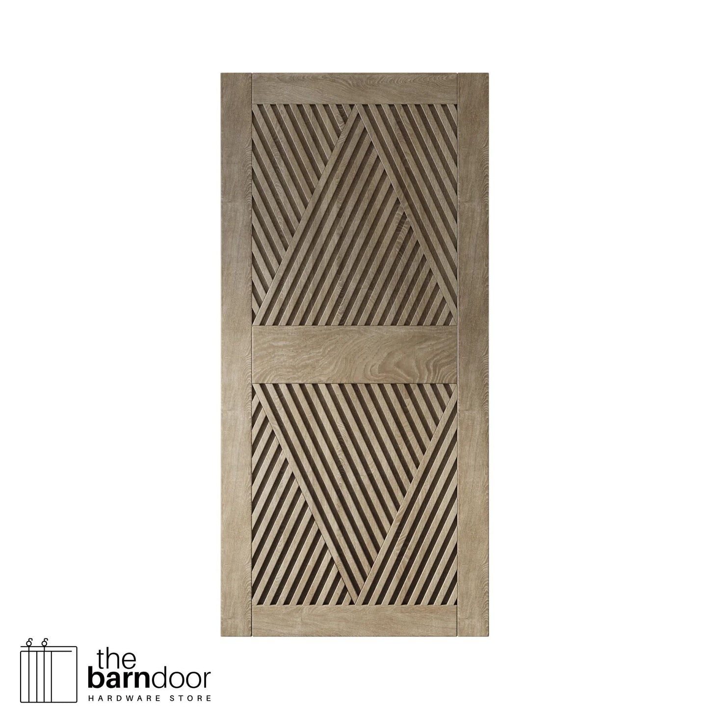 Diamond Pattern Pine Wood DIY Barn Door
