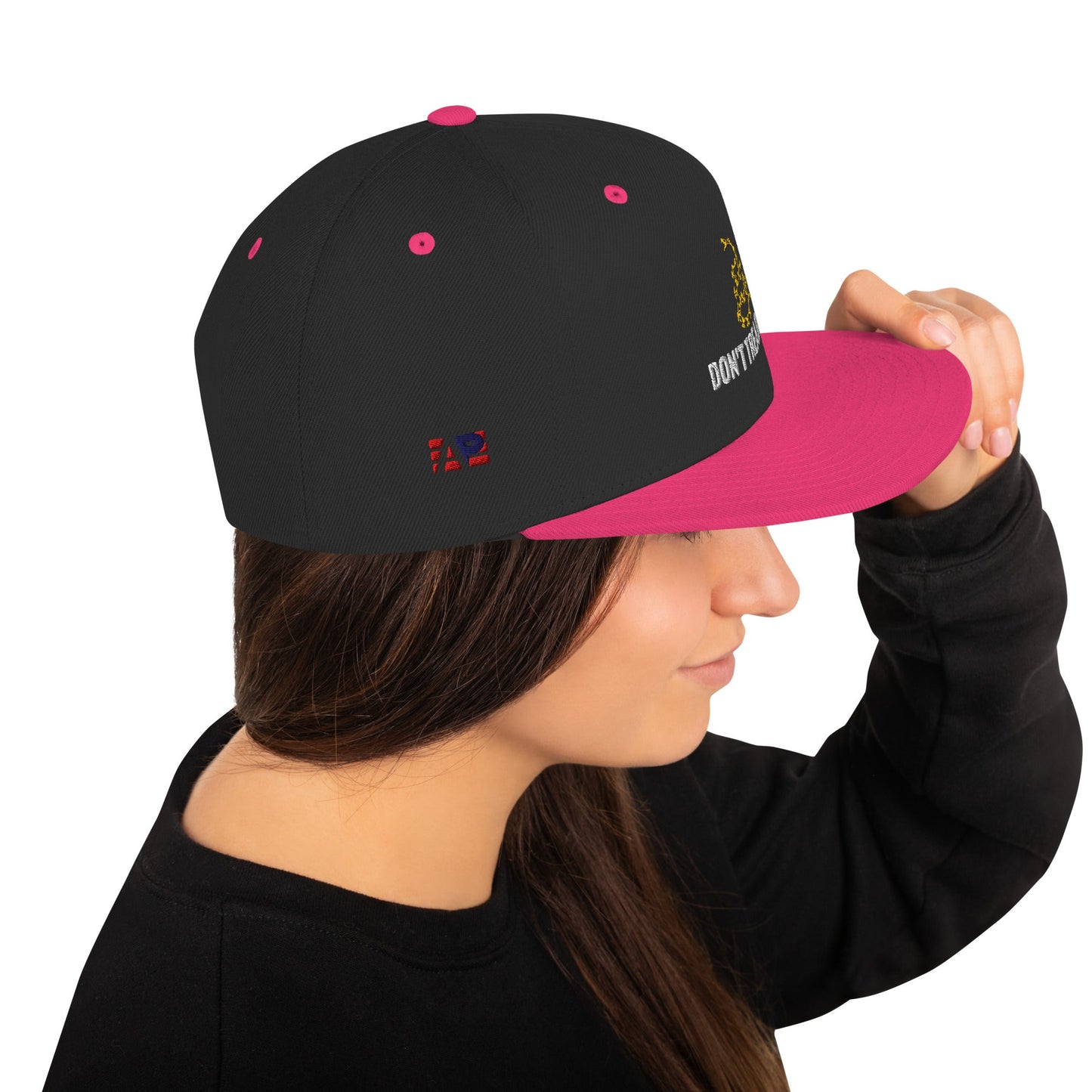 Don't Tread on Me Embroidered Snapback Hat - 4LibertyShop.com