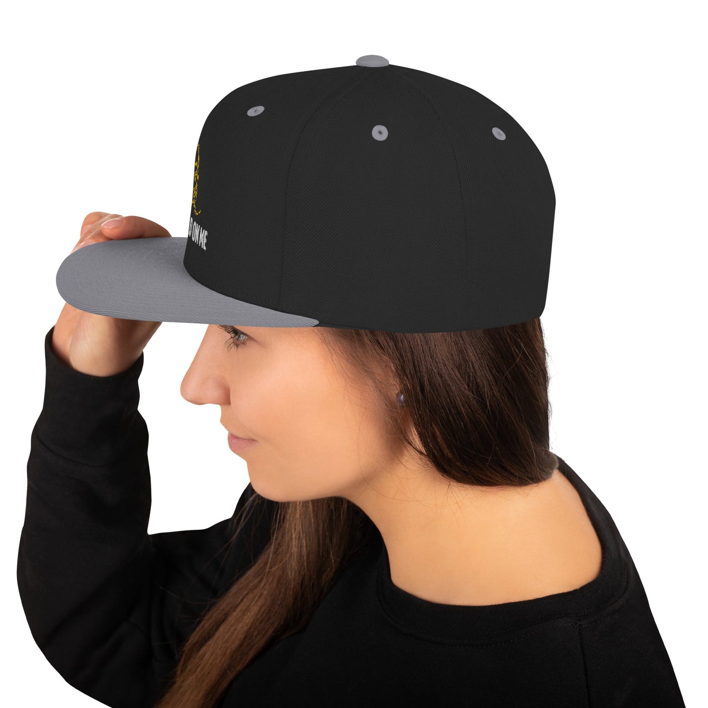 Don't Tread on Me Embroidered Snapback Hat - 4LibertyShop.com