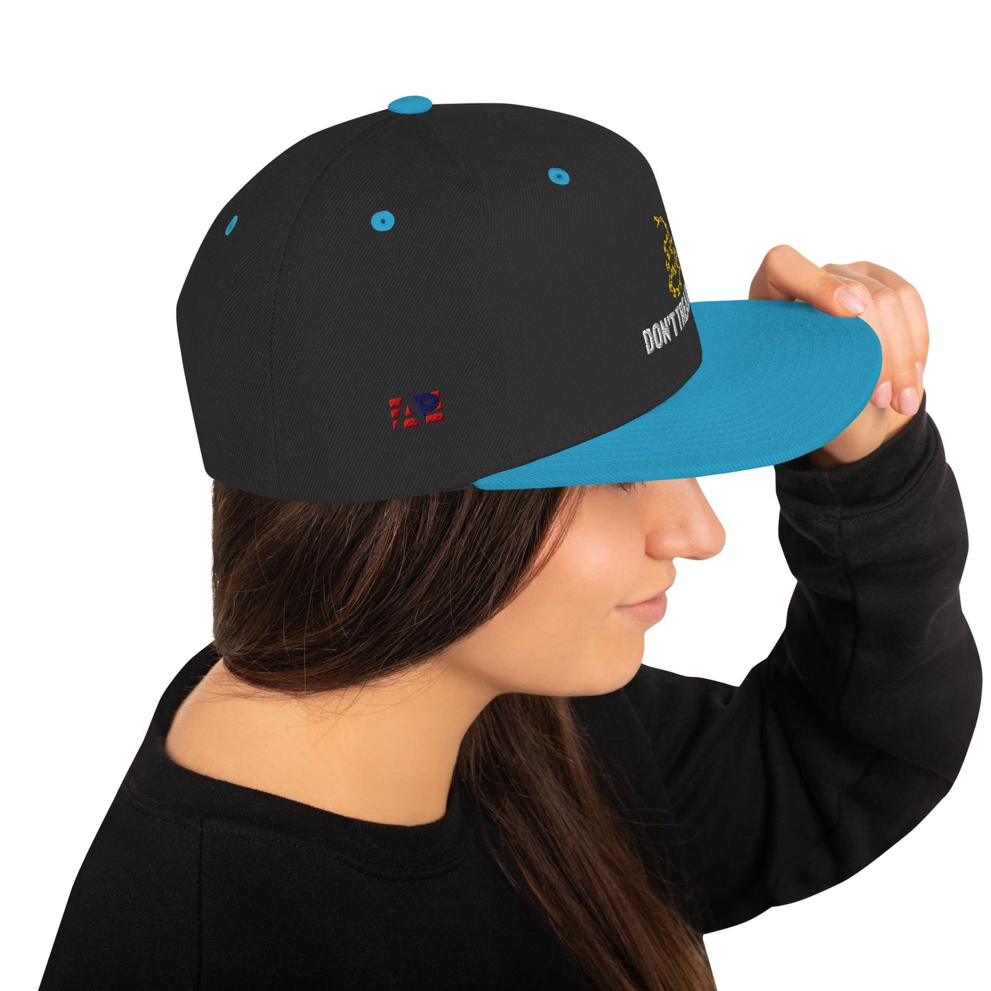 Don't Tread on Me Embroidered Snapback Hat - 4LibertyShop.com