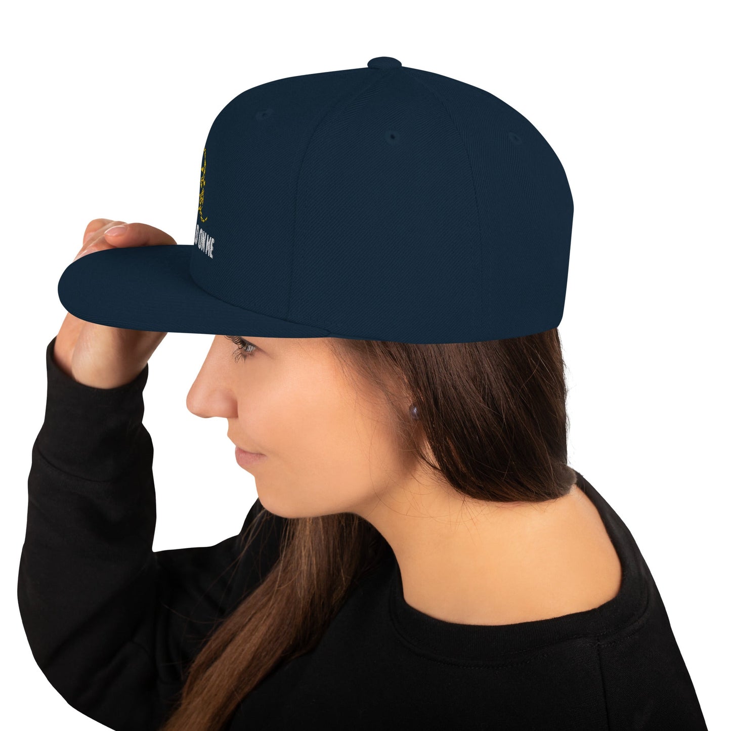 Don't Tread on Me Embroidered Snapback Hat - 4LibertyShop.com