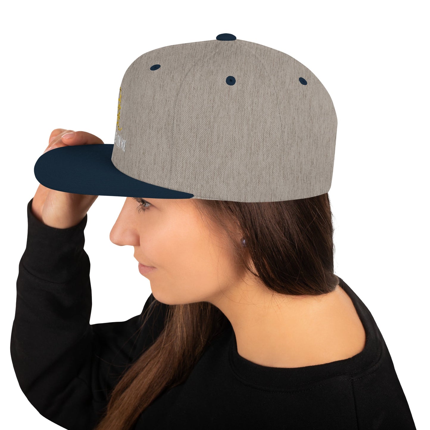 Don't Tread on Me Embroidered Snapback Hat - 4LibertyShop.com