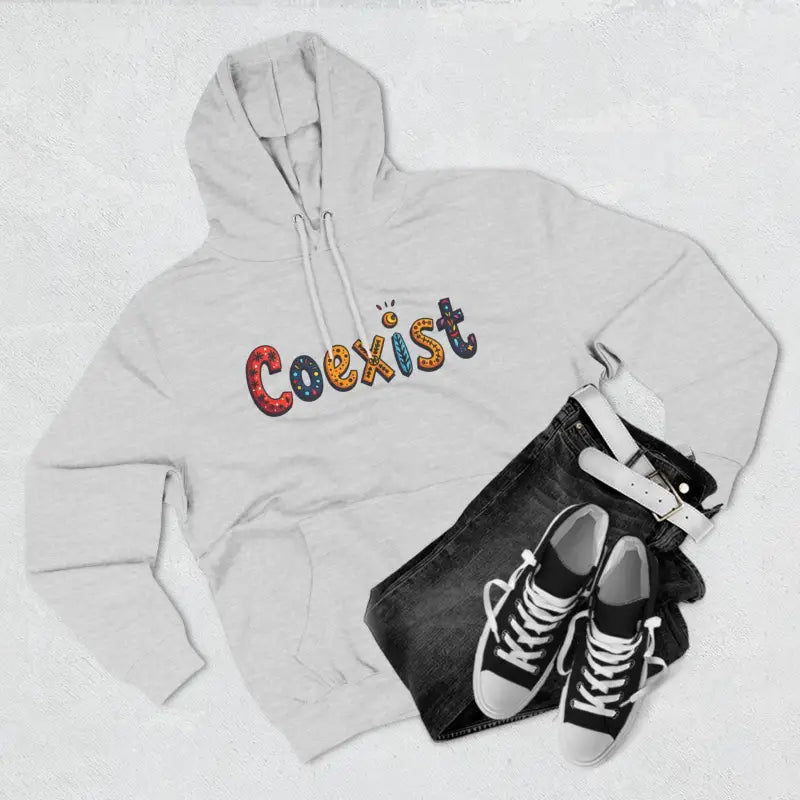 Ocean State Styles Hoodie Coexist Fleece Unisex Design