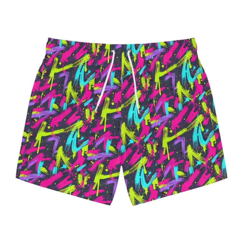 Ocean State Styles Swim Trunks Patterned Drawstring Waist