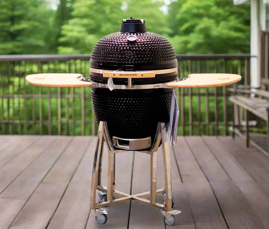 ComfortBilt Ceramic Kamado Grill - 21" COALS Charcoal Grill