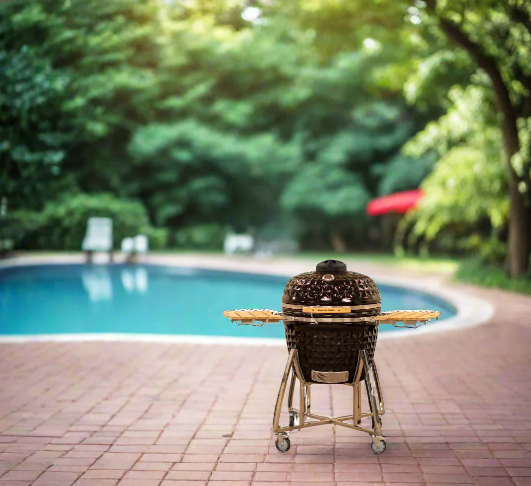 ComfortBilt Ceramic Kamado Grill - 26" COALS Charcoal Grill