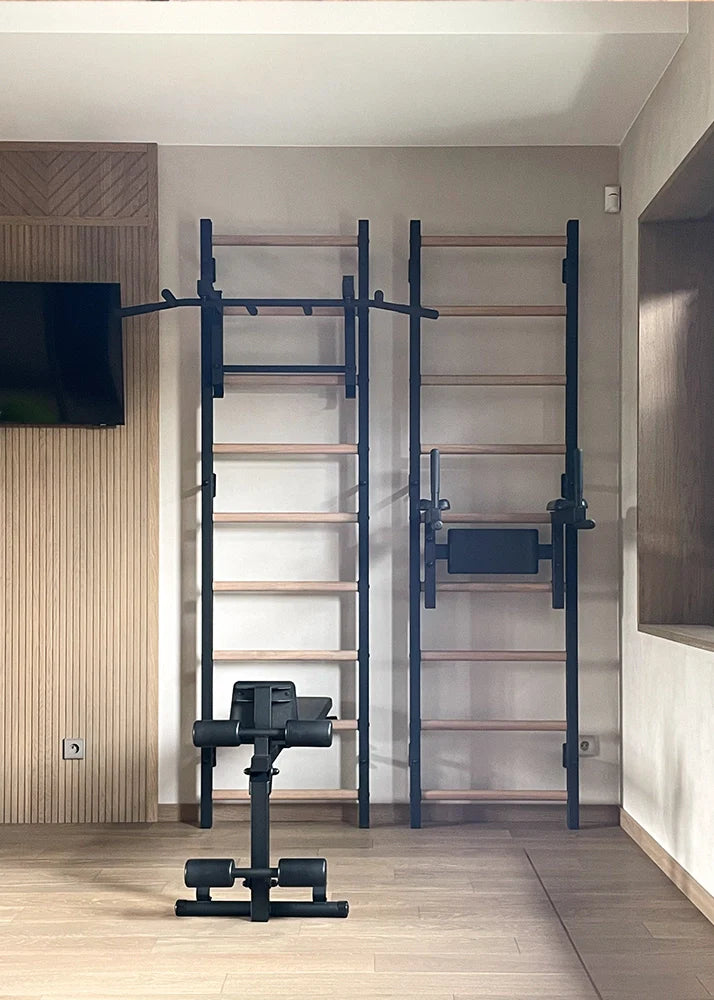BenchK 733 Luxury Wall Bars for Home Gym and Personal Studio