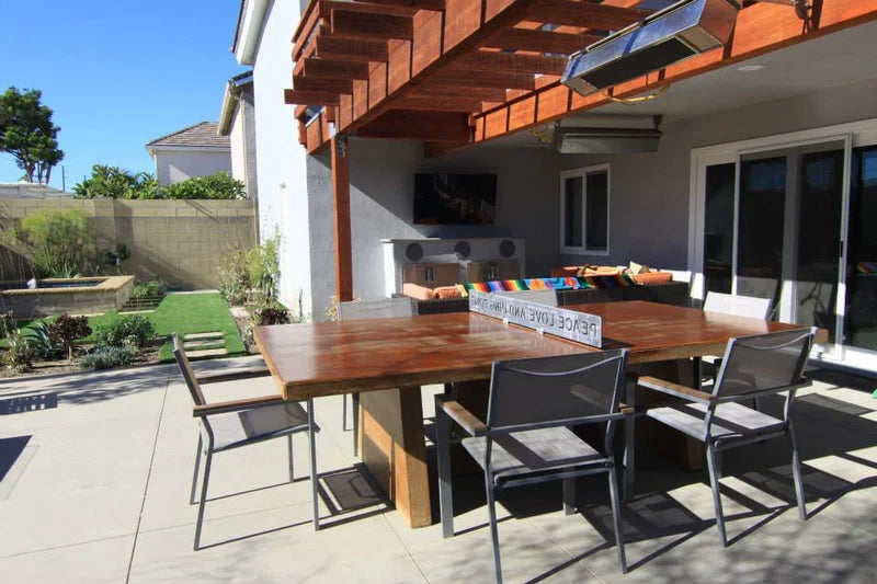 Stone Age Modern Dining Style Outdoor Concrete Ping Pong Table