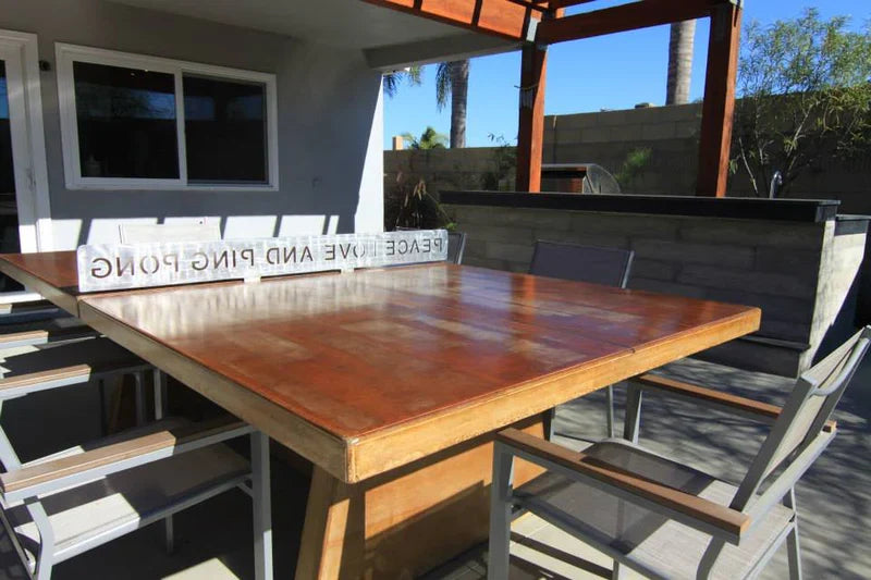 Stone Age Modern Dining Style Outdoor Concrete Ping Pong Table
