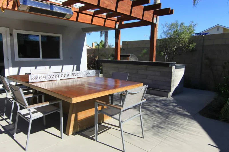 Stone Age Modern Dining Style Outdoor Concrete Ping Pong Table