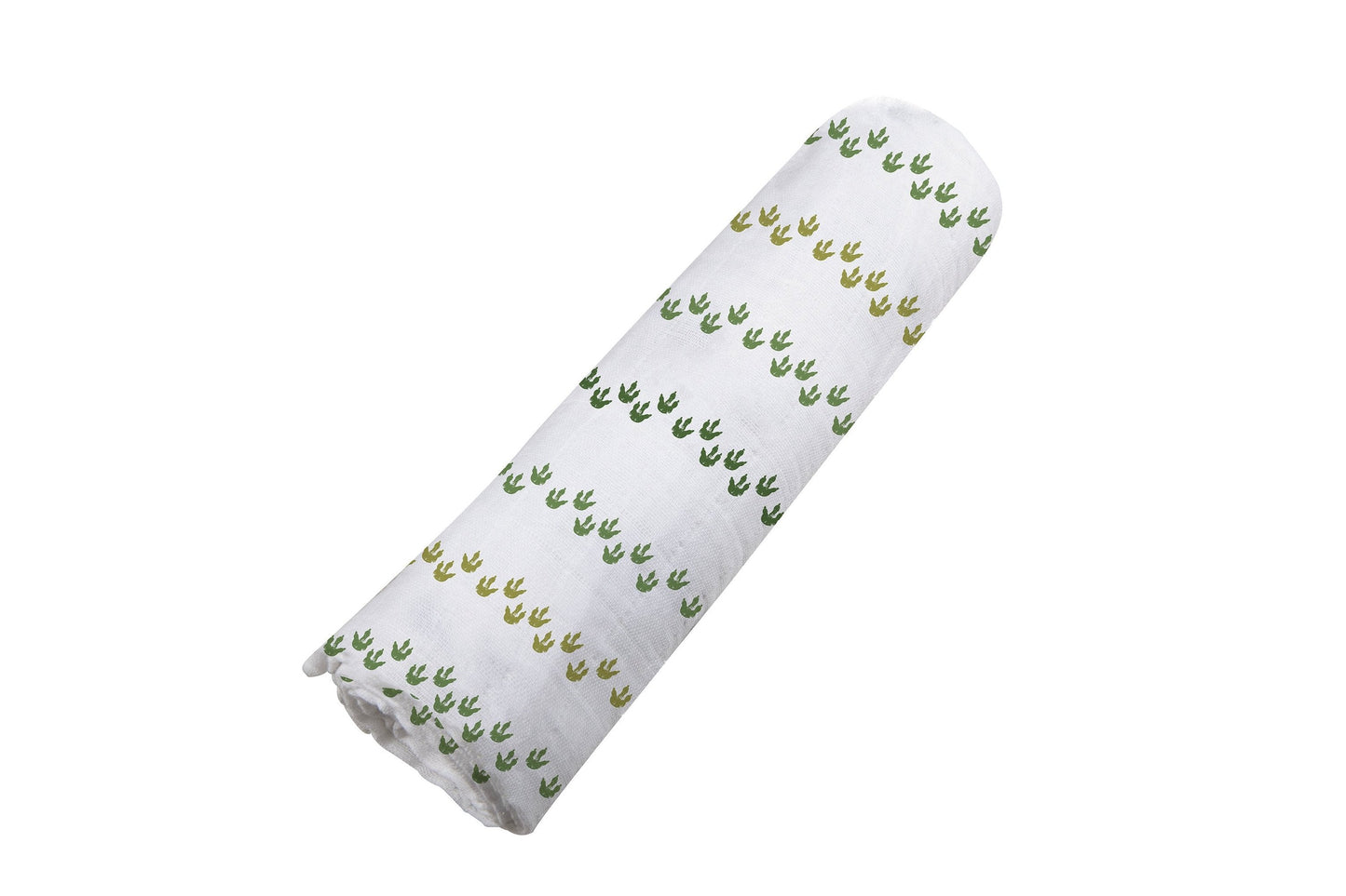 Cotton Muslin Baby Swaddle Dino Feet Print Lightweight