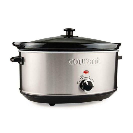 Courant 7.0 Quart Oval Stainless Steel Slow Cooker