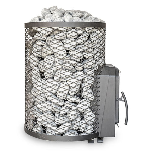 Cozy Heat O Thru-Wall Sauna Stove and Sauna Stones