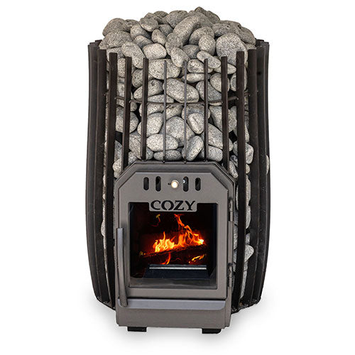 Cozy Heat SW Sauna Stove and Sauna Stones