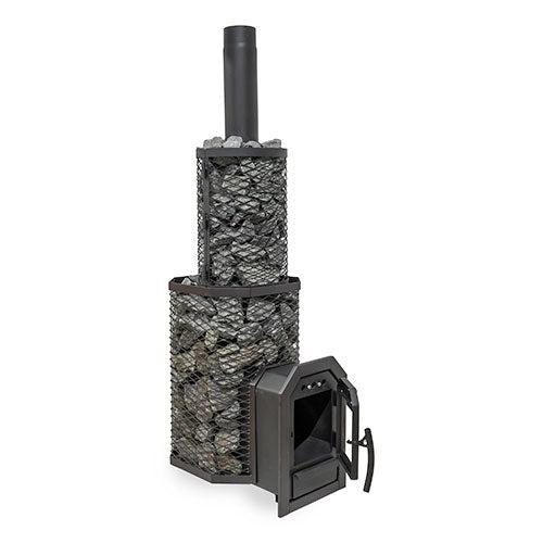 Cozy Heat Thru-Wall Sauna Heater and Sauna Stones