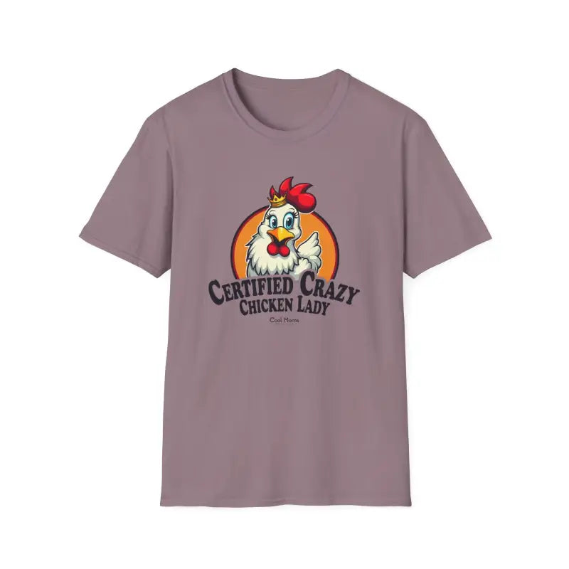 Ocean State Styles T Shirt Crazy Chicken Lady Unisex