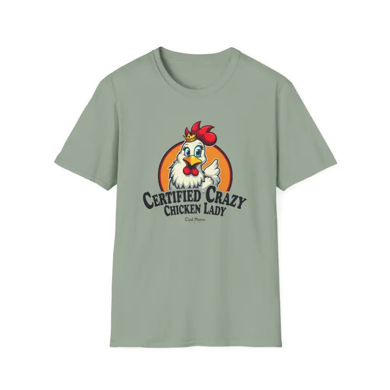 Ocean State Styles T Shirt Crazy Chicken Lady Unisex