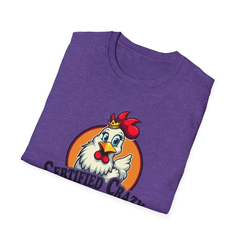 Ocean State Styles T Shirt Crazy Chicken Lady Unisex