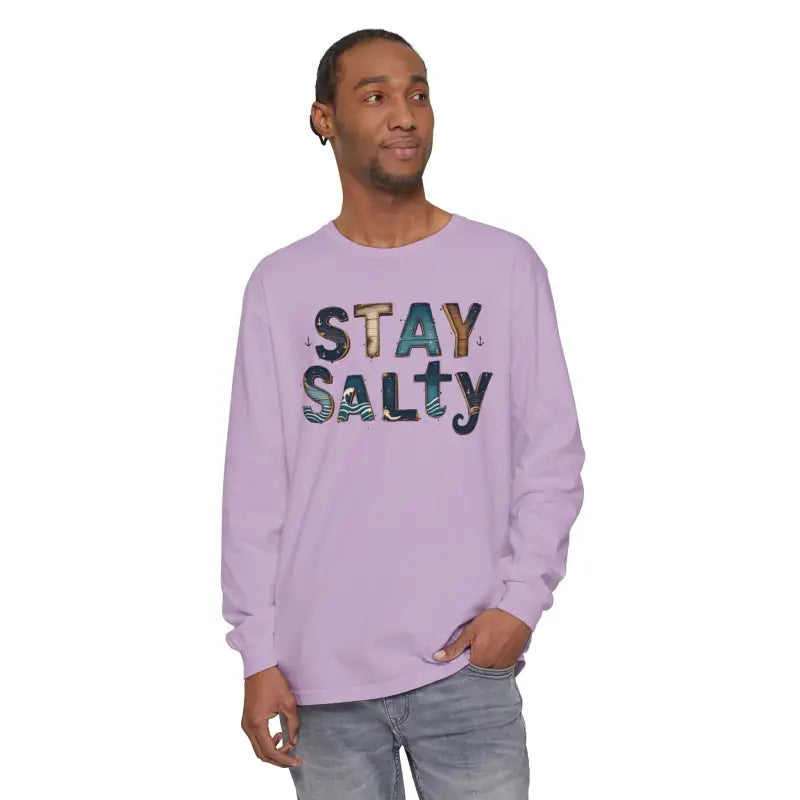 Ocean State Styles T Shirt Stay Salty Graphic Long Sleeve