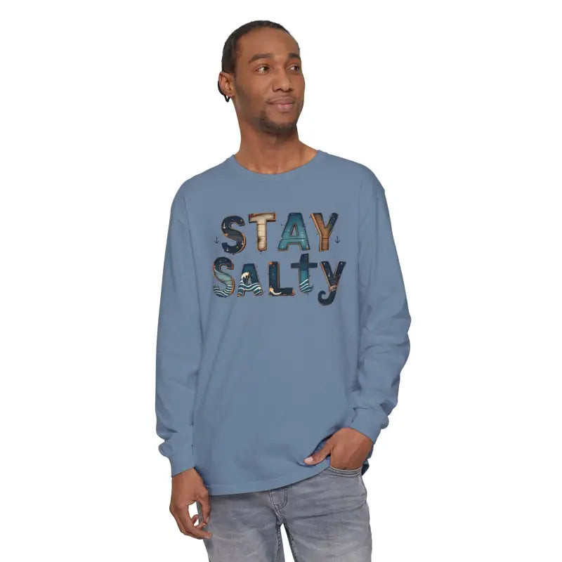 Ocean State Styles T Shirt Stay Salty Graphic Long Sleeve
