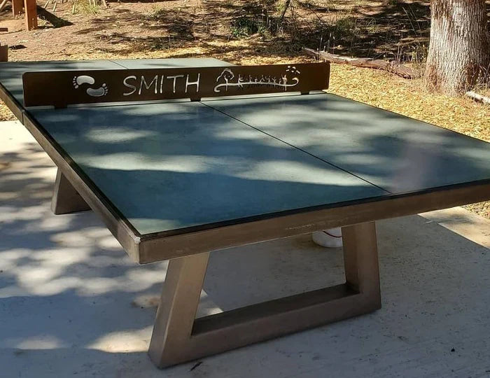 Stone Age Trapezoid Outdoor Concrete Ping Pong Table