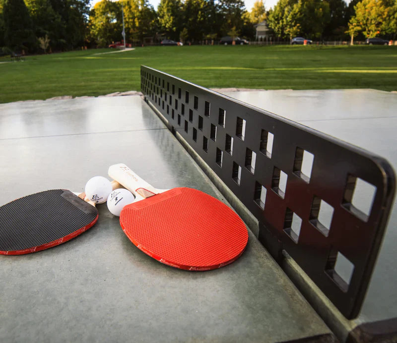 Stone Age Round 4 Way Outdoor Concrete Ping Pong Table