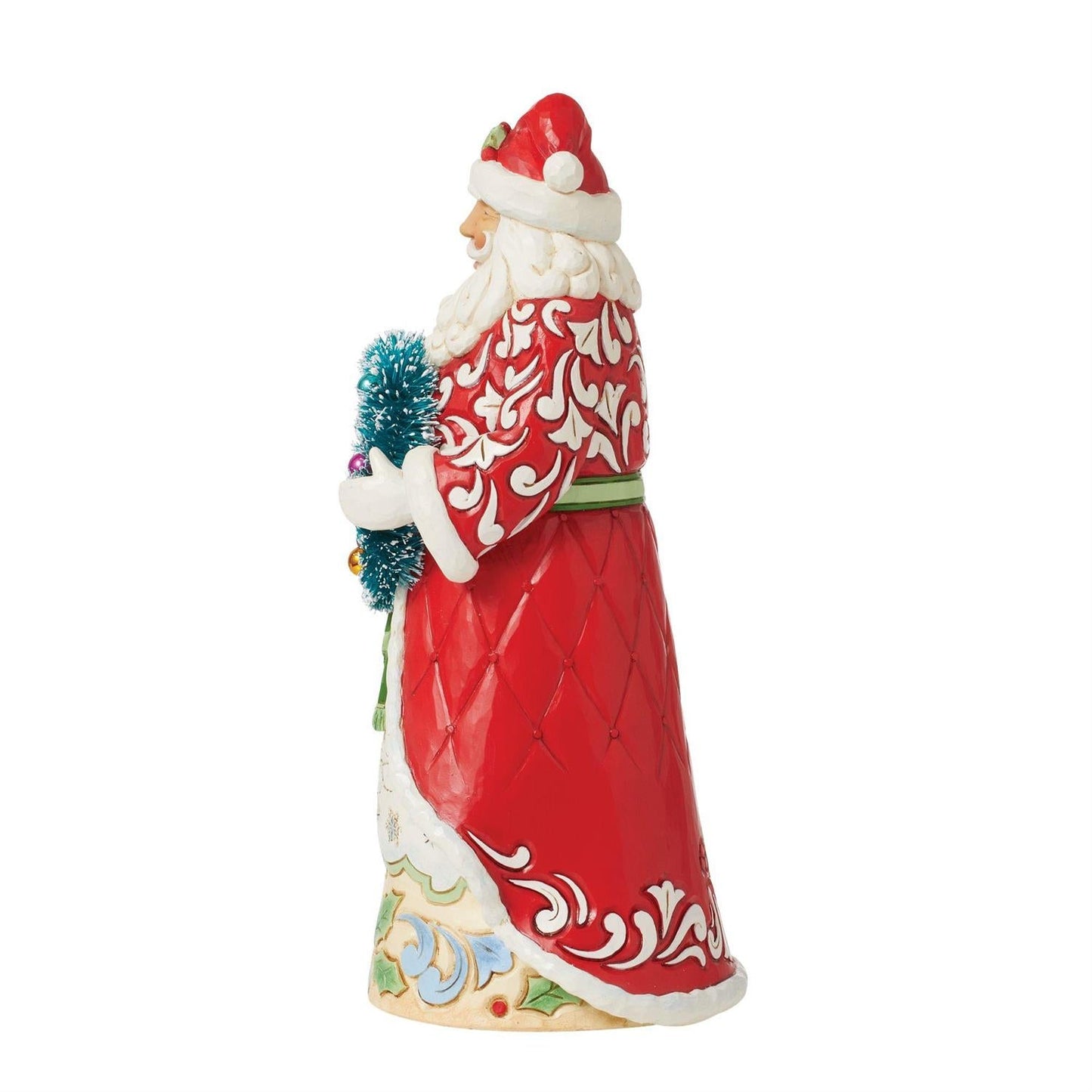 Santa with Sisal Wreath