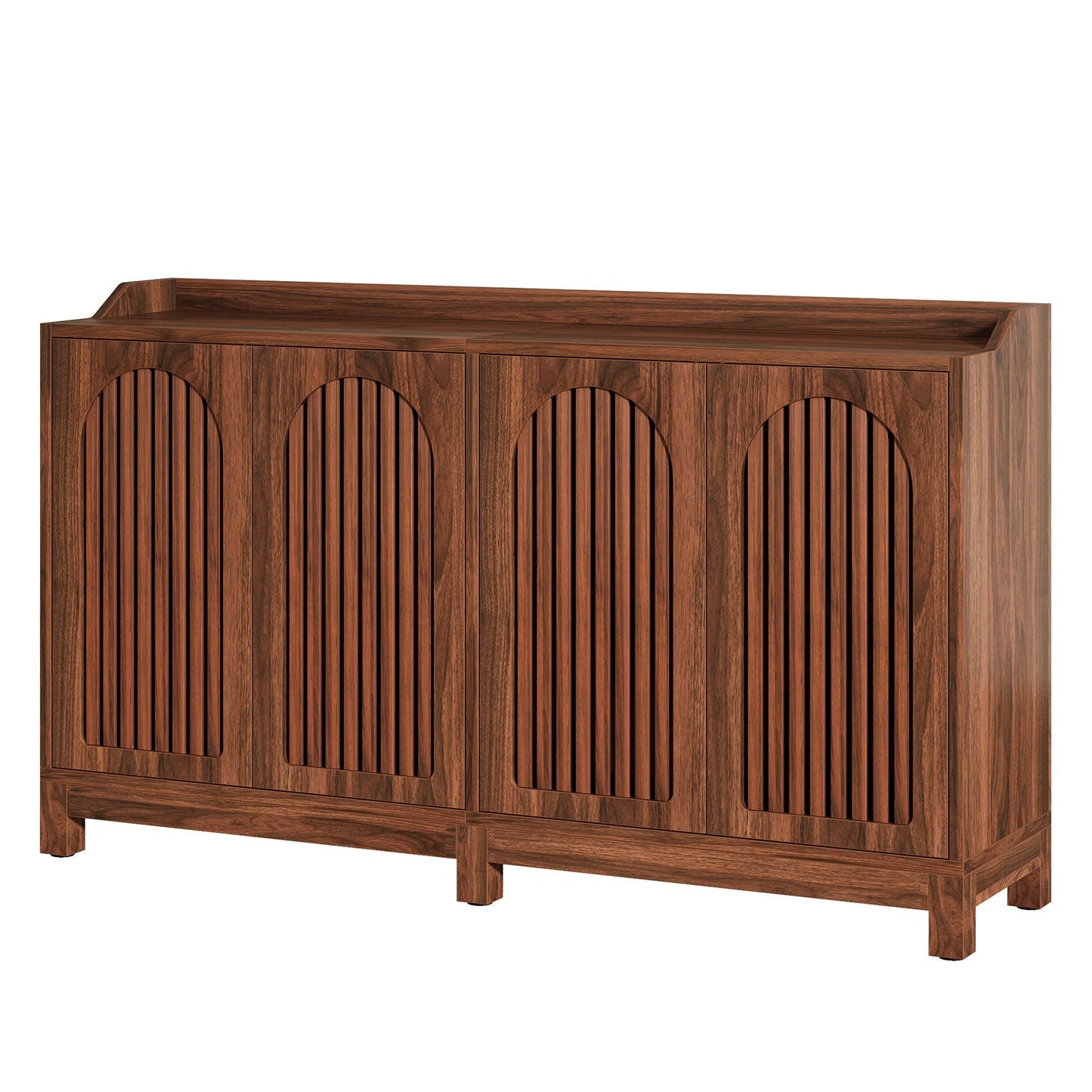 Sideboard Buffet Cabinet With 4 Doors & Shelves