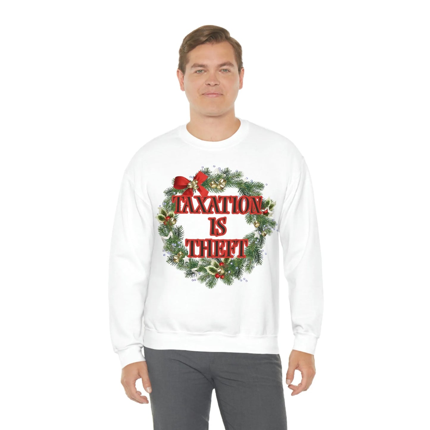 Taxation is Theft Unisex Crewneck Sweatshirt - 4LibertyShop.com