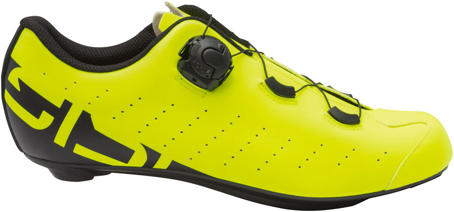 SIDI Fast 2 Road Shoes - Men's Yellow Fluo/Black 48