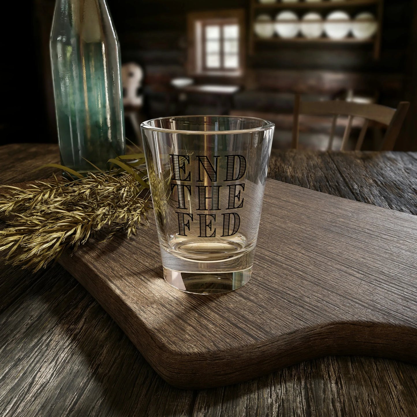 End The Fed Shot Glass, 1.5oz - 4LibertyShop.com