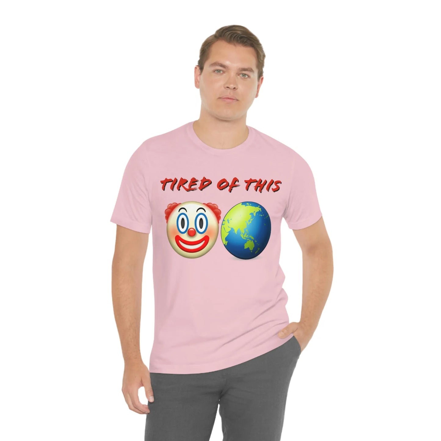 Tired Of This Clown World Emoji T-Shirt