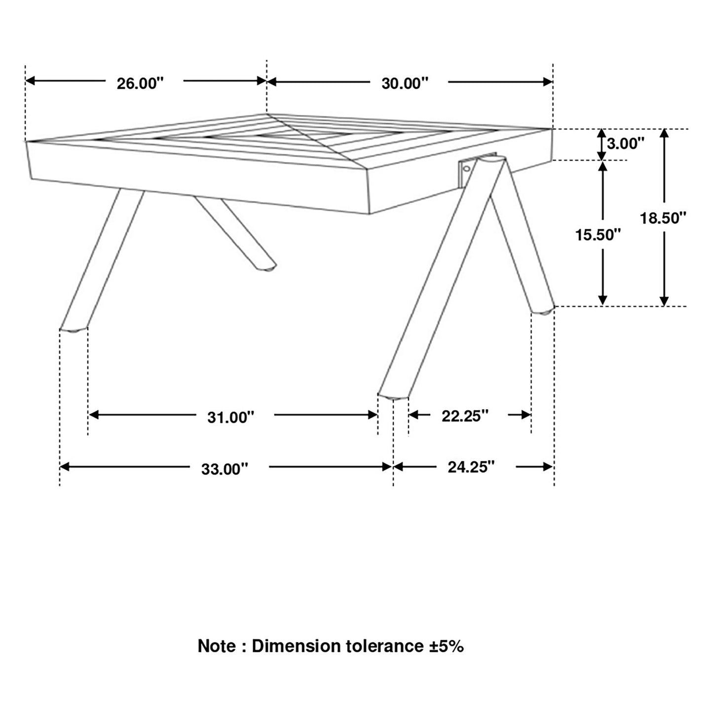Avery -l Rectangular Coffee Table