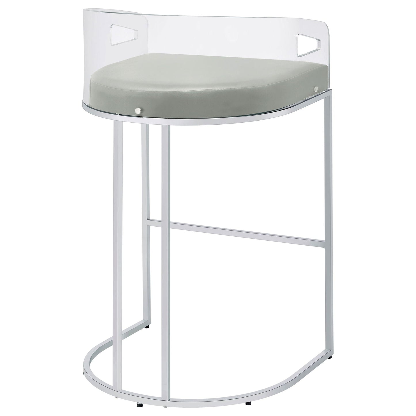 Mello - Upholstered Bar Chair (Set of 2) - Gray