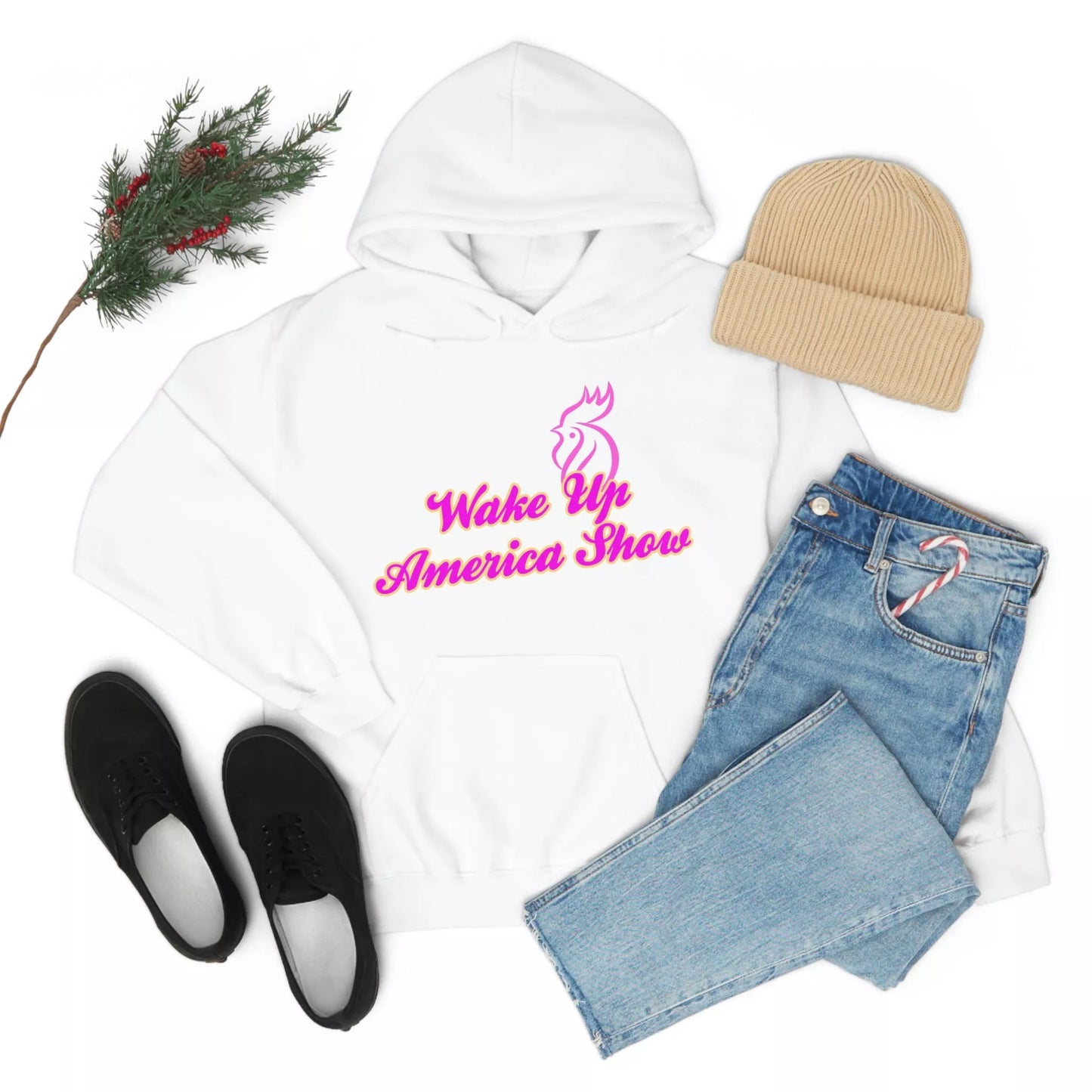 Wake Up America Show Unisex Heavy Blend™ Hooded Sweatshirt