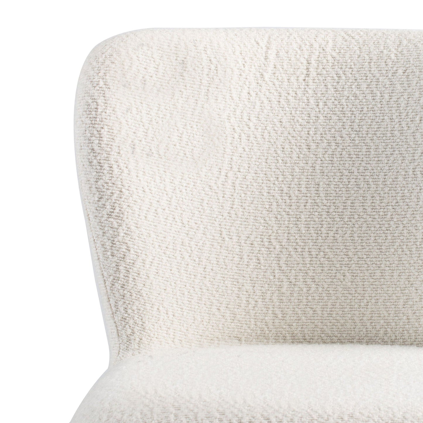 Modern Style Barstool, Tipped Ends, Suitable For Various Decoration Styles - White