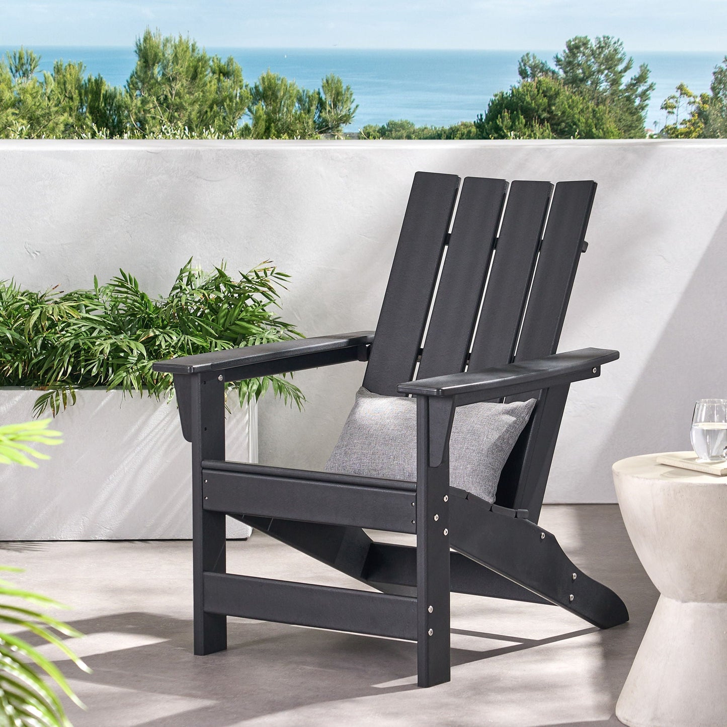 Enigmara Outdoor High Density Resin Adirondack Chair