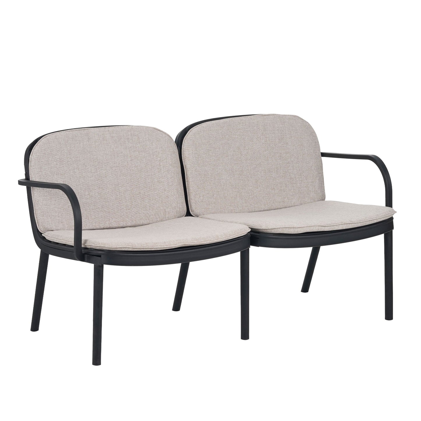 Luna Outdoor Patio 3 Pieces Chat Set