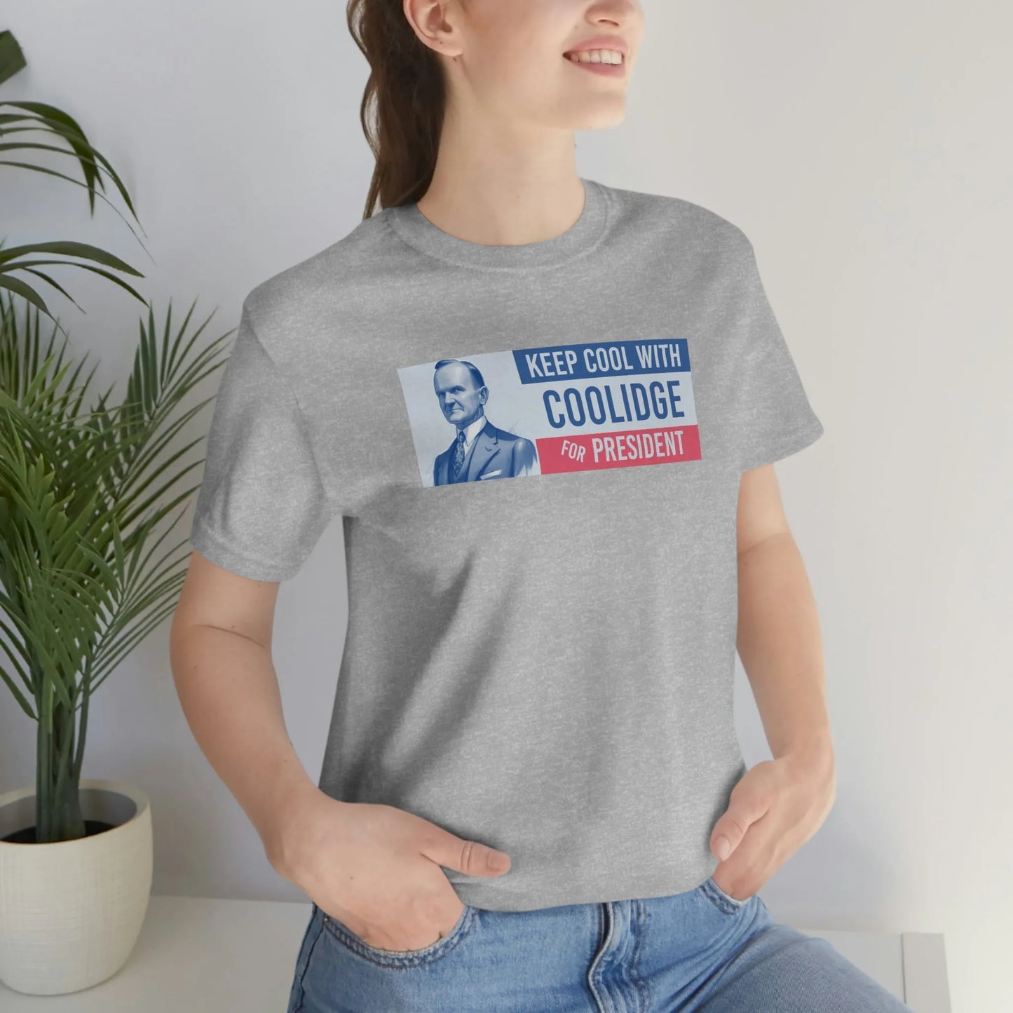 Keep Cool With Coolidge For President Calvin Coolidge T-Shirt