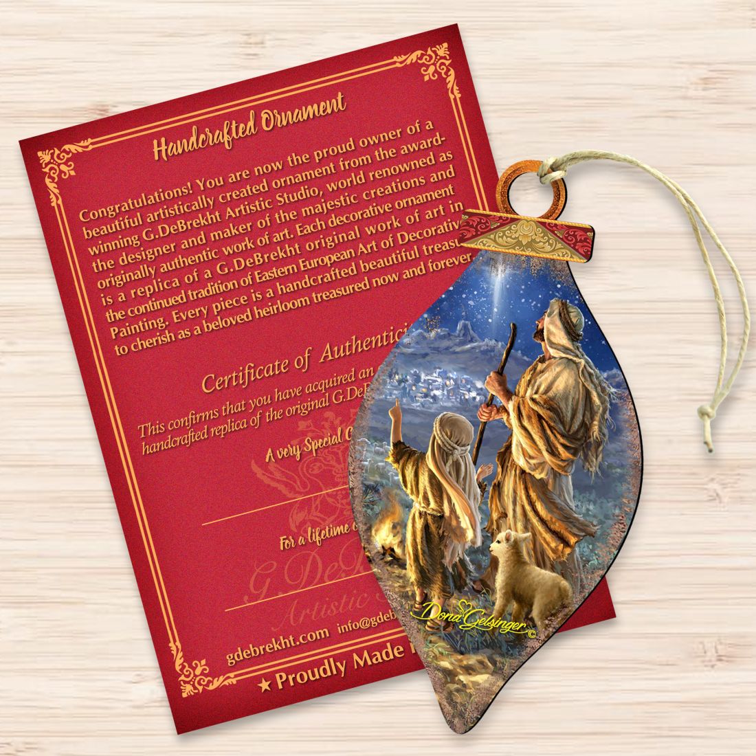 Shepherds Keeping Watch Cone by Gelsinger - Nativity Holiday Decor - 8041025-1838