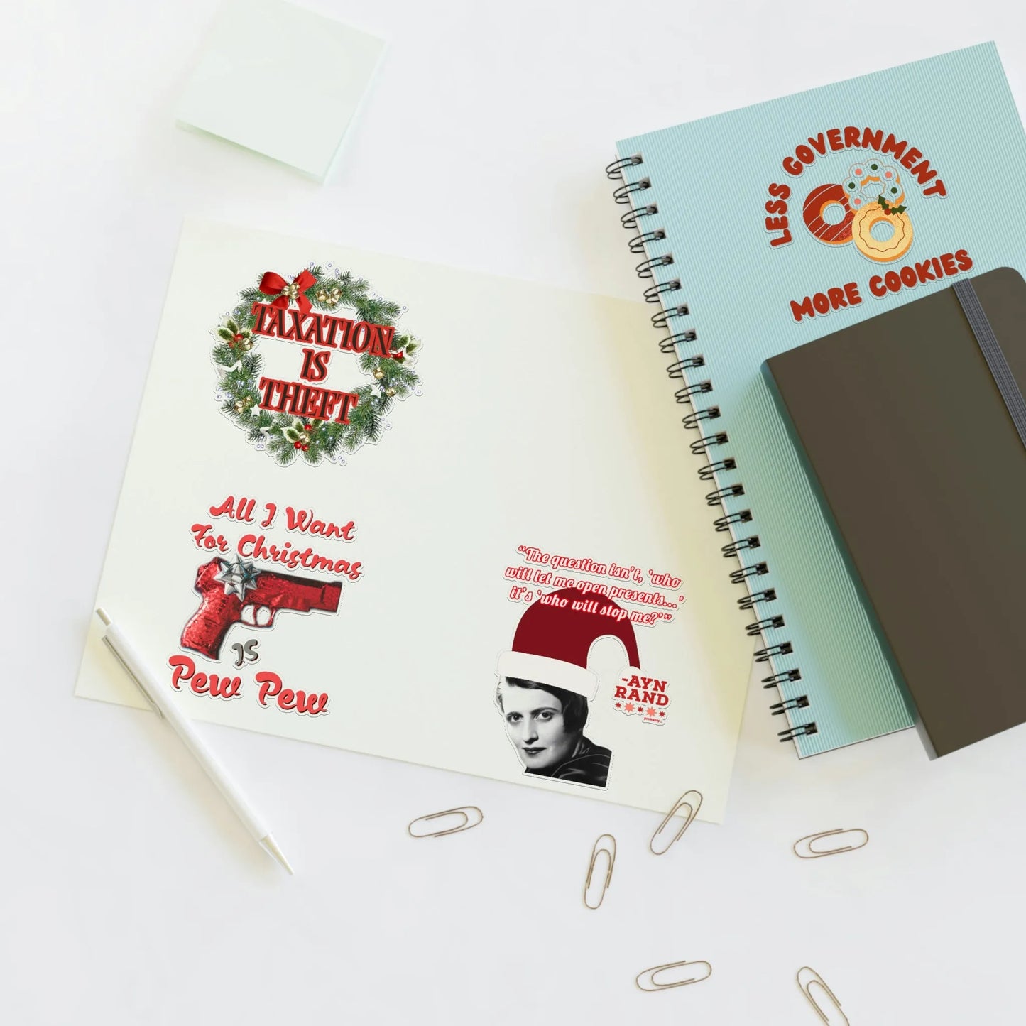 Holiday Liberty Themed Sticker Sheets - 4LibertyShop.com