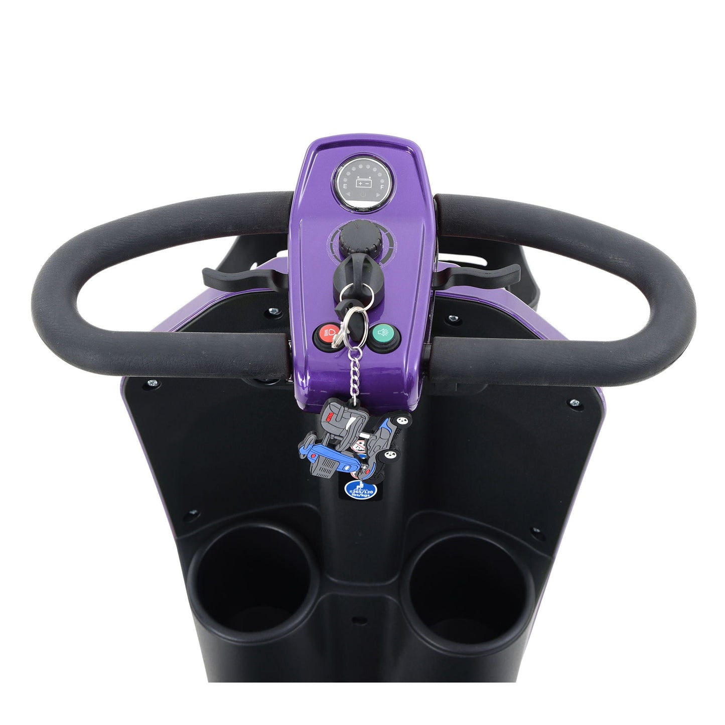 Max Plus - 4 Wheels Outdoor Compact Mobility Scooter With 2 Pieces X 20Ah Lead Acid Battery, 16 Miles, Cup Holders & USB Charger Port