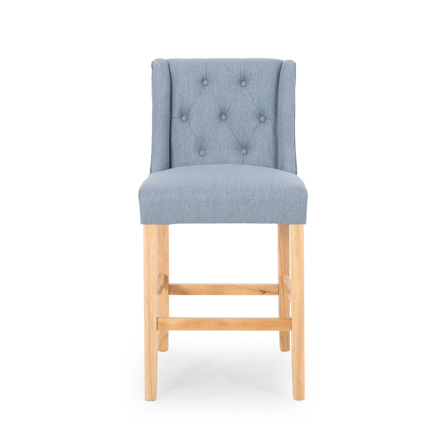 Vienna Contemporary Fabric Tufted & Wingback Counter Stools (Set of 2)
